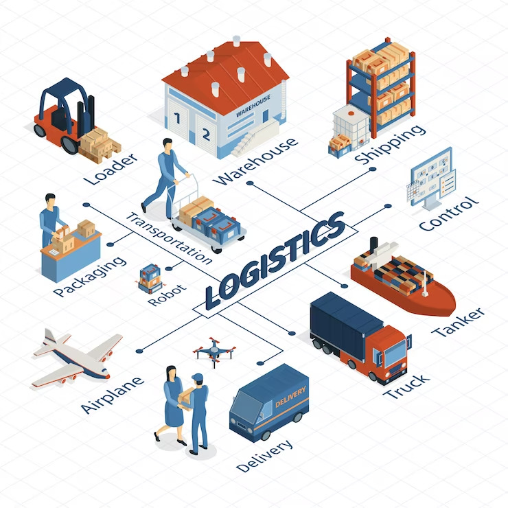 isometric-logistics-flowchart-composition-with-isolated-images-delivery-techniques-vehicles-human-ch